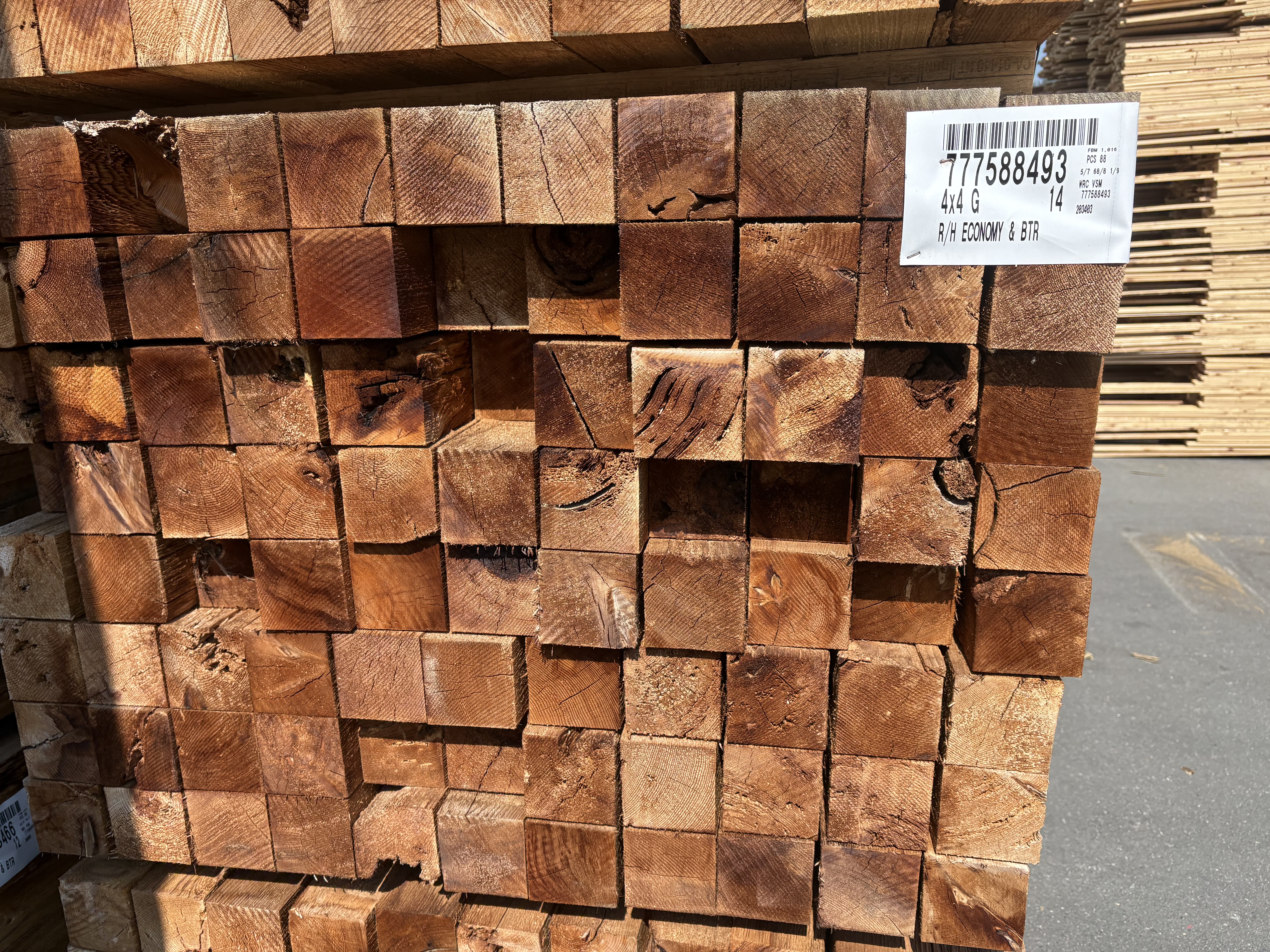 Economy & Better Western Red Cedar example 1